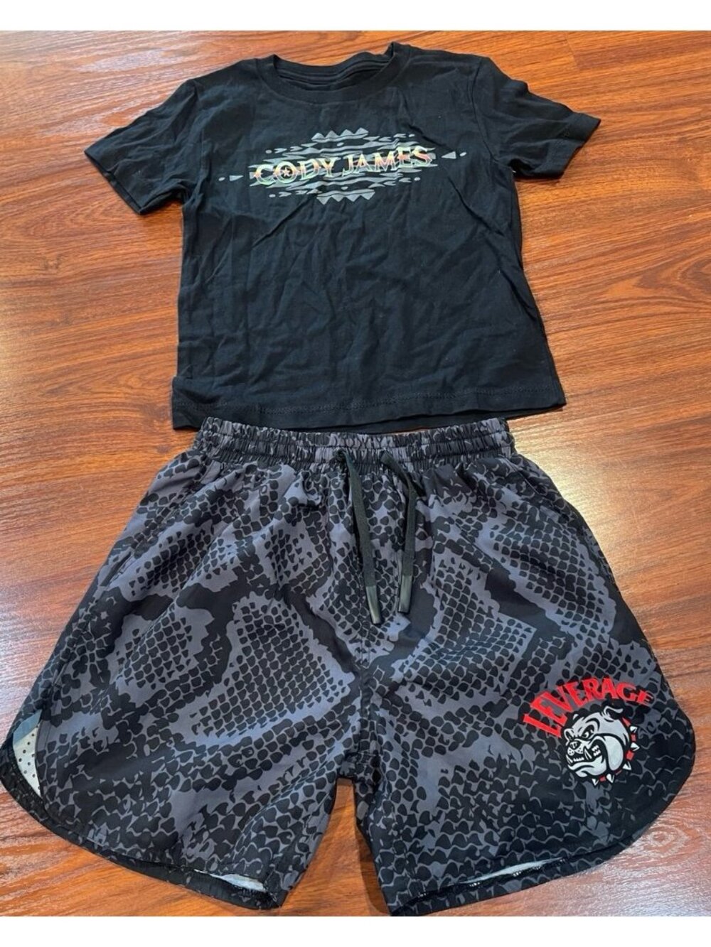 MÚLTIPLES BRANDS LOT OF 1 SHORT AND 1 SHIRT T4